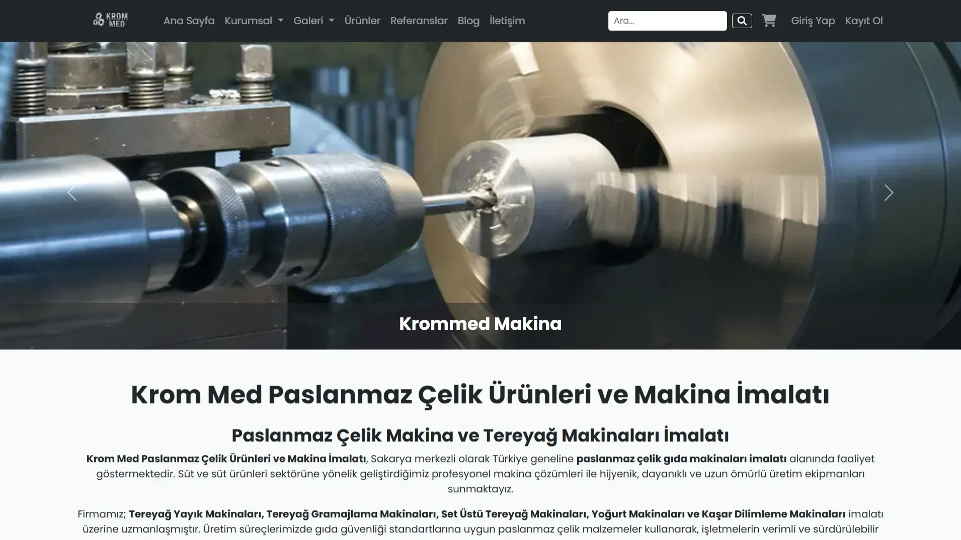 Webfirmam CMS PRO ile Yenilenen Kurumsal Web Sitemiz